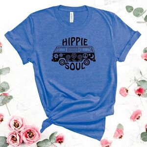 Hippie Soul 🌺🌸 Graphic Soft Tee Shirt